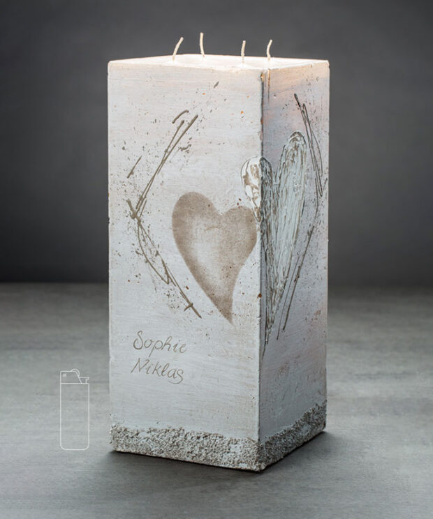 Hochzeitskerze Monika Kaltseis Peuerbach Österreich Anlasskerzen