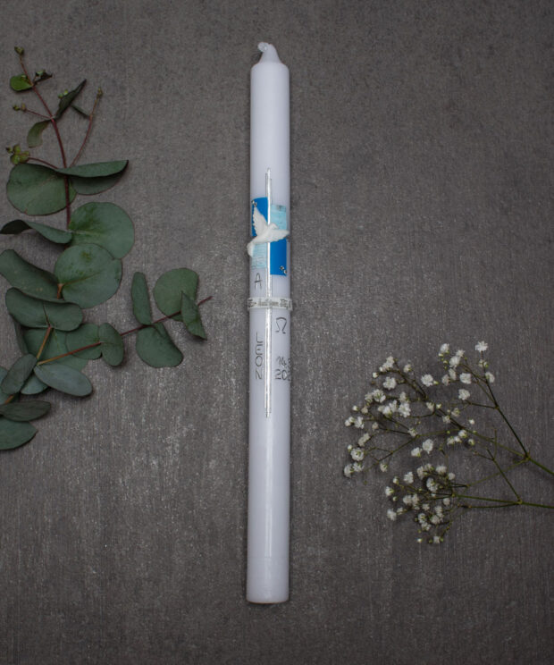 Taufkerze verzieren Monika Peuerbach